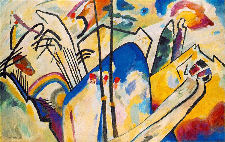 Composition Iv 1911 Wassily Kandinsky Abstract Oil Painting - Click Image to Close